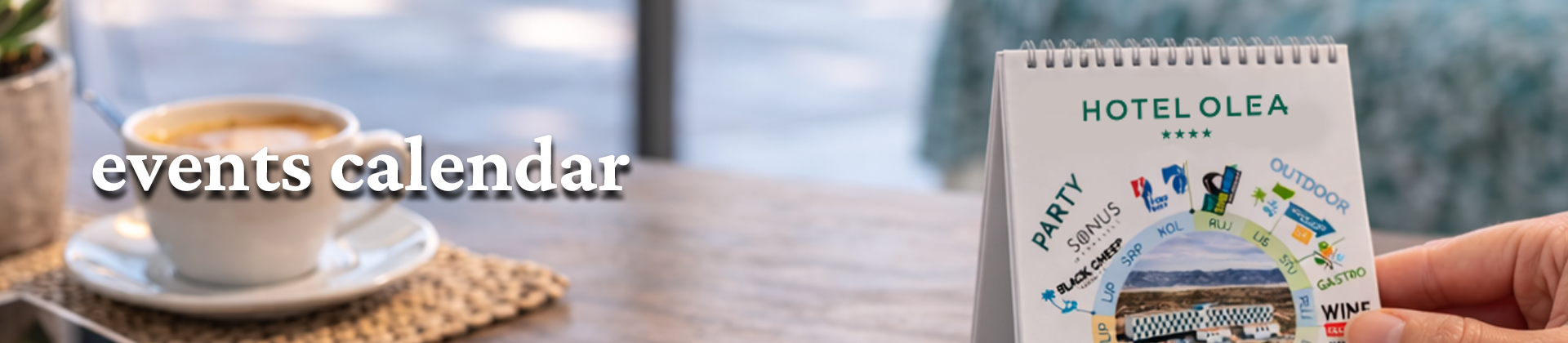 Events calendar hotel Olea